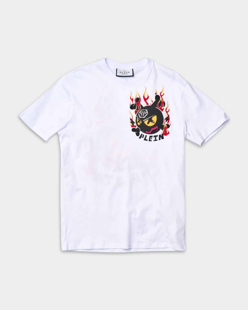 Philipp Plein Men's SS Round Neck T Shirt MTK6846 PJY002N 01
