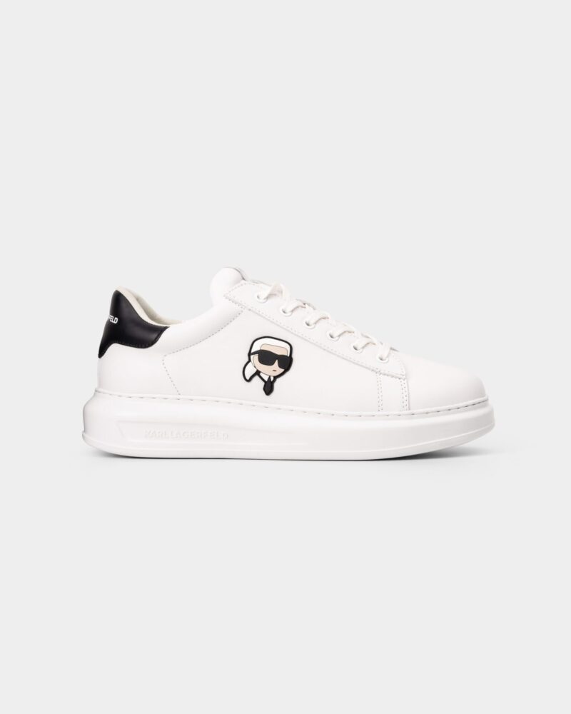 (Core) Karl Lagerfeld Ladies Kapri NFT Lo Lace White Lthr KL62530N 011