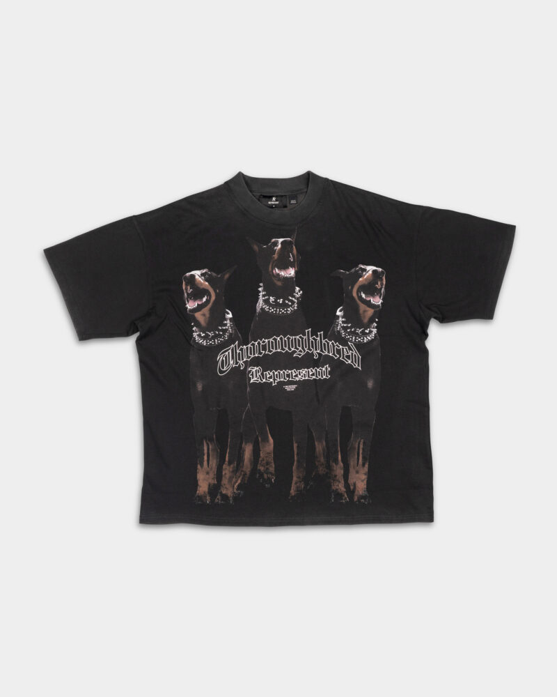 Represent Men's Thoroughbred T Shirt MLM41135-003 Vintage Black