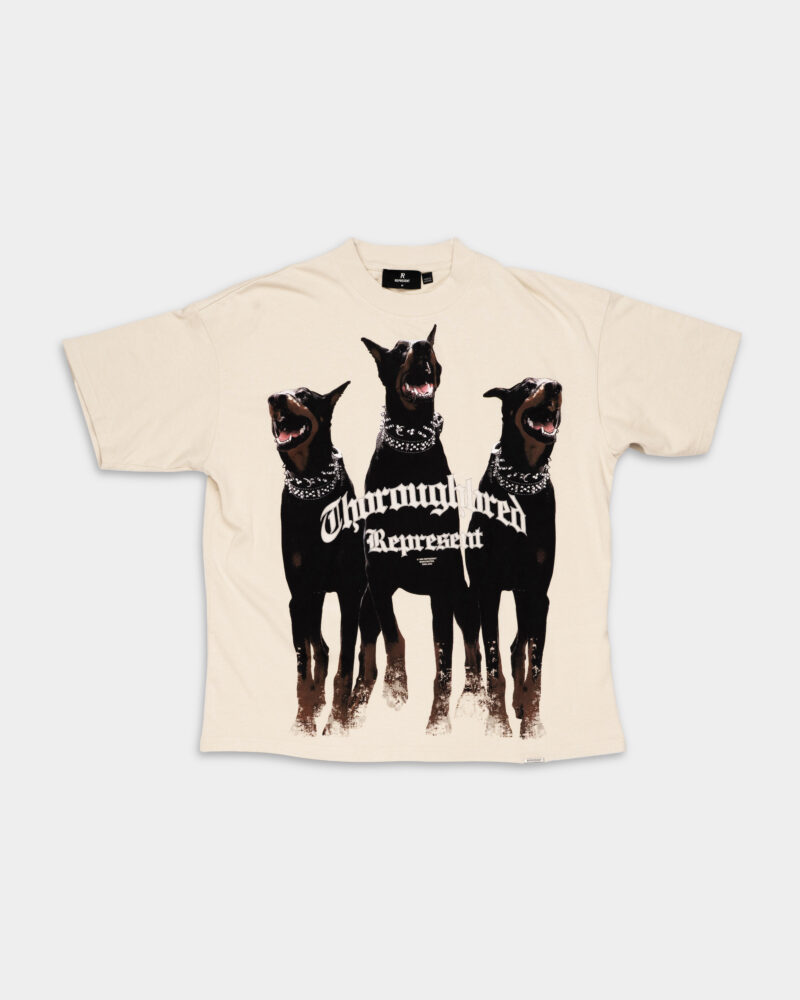 Represent Men's Thoroughbred T Shirt MLM41135-002 Vintage White