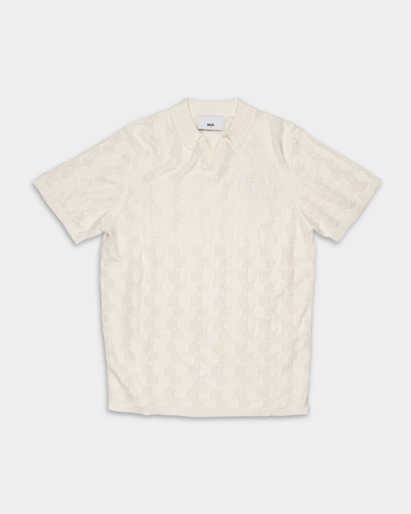 BALR Men's GOTL Knit Football Jersey B1278.1001 Light Beige