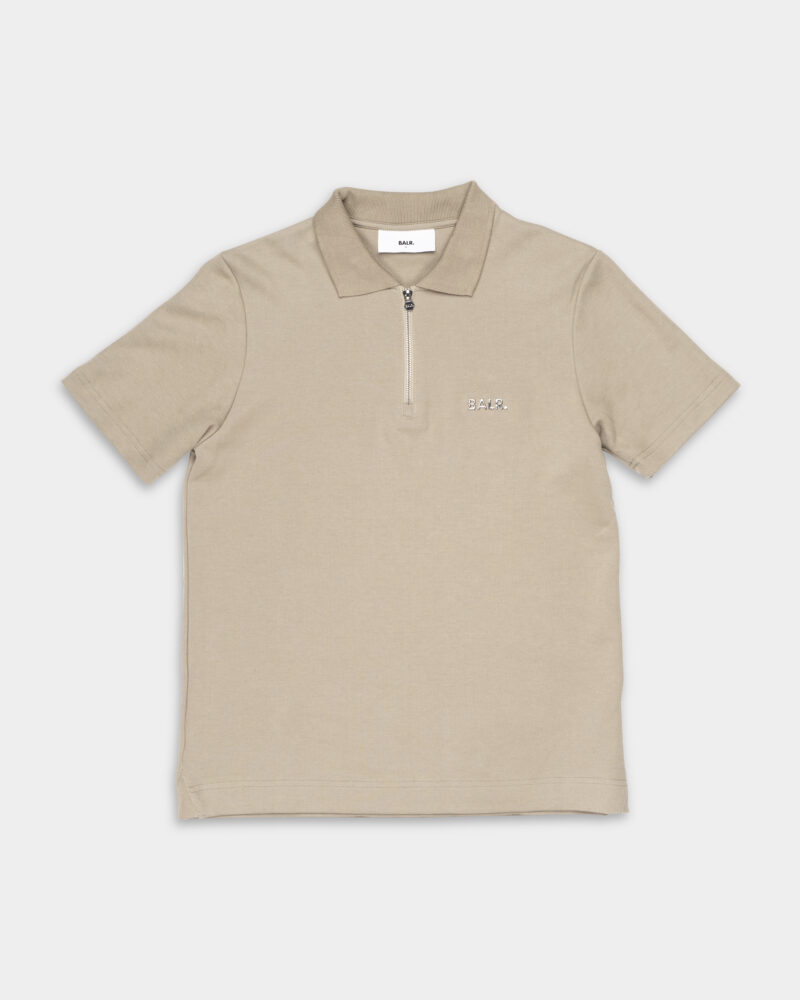 (Core) BALR Men's Q Series Regular Fit Polo Shirt B1122.1033 Seneca Grey